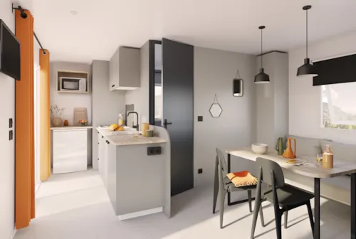 Accommodation - Mobil-Home Premium Irm Super Mercure Riviera D - image n°3 - Camping Le Clapas