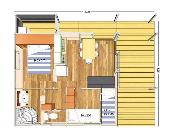 Chalet Titom 1/5 Pers.