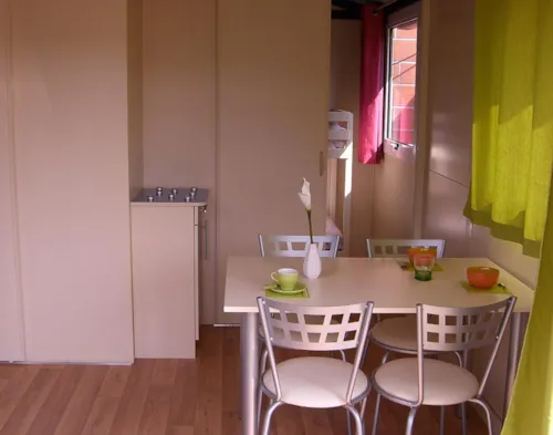 Accommodation - Chalet Nemo 1/4 Pers. - image n°3 - Camping le Verger de Jastres