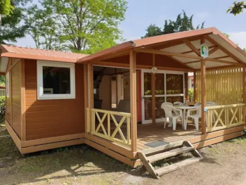 Mietunterkunft - Hütte Samoa 1/6 Pers. - Camping le Verger de Jastres