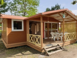 Accommodation - Chalet Samoa 1/6 Pers. - Camping le Verger de Jastres