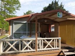 Accommodation - Chalet Morea Air-Conditioned + Tv 5 People - Camping le Verger de Jastres