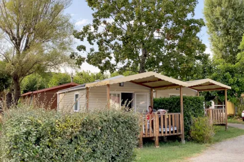 Accommodation - Mobile Home Tara Air-Conditioned + Tv 2 People - image n°1 - Camping le Verger de Jastres