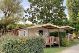 Accommodation - Mobile Home Tara Air-Conditioned + Tv 2 People - Camping le Verger de Jastres