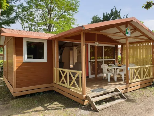 Location - Chalet Samoa Climatisé 6 Personnes - image n°1 - Camping le Verger de Jastres