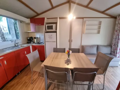 Accommodation - Chalet Samoa 1/6 Pers. - image n°4 - Camping le Verger de Jastres
