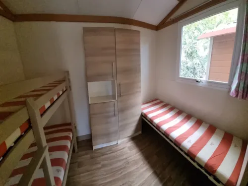 Mietunterkunft - Hütte  Samoa - Behindertengerecht 1/5 Pers. - image n°5 - Camping le Verger de Jastres