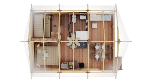 Accommodation - Lodge Tent Kenya On Stilts 1/5 P - image n°7 - Camping le Verger de Jastres