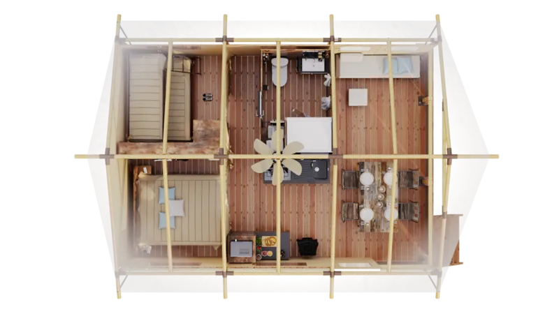 Tente Lodge Kenya Sur Pilotis