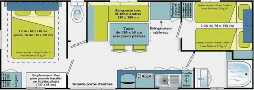 Accommodation - Mobil-Home Irm - image n°3 - CAMPING DE BELOS