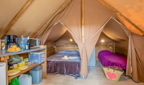 Huuraccommodatie(s) - Tente Lodge Canadienne - image n°3 - CAMPING DE BELOS
