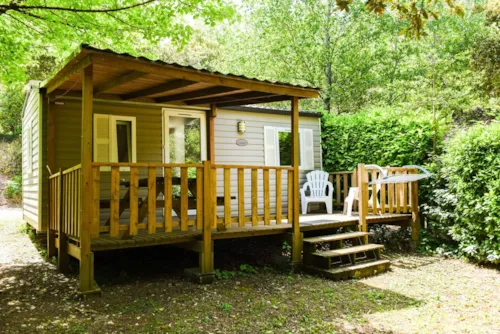 Mietunterkunft - Mobil'home Evo : 2 Erwachsene / 2 Kind Max 12 Jahr - image n°1 - CAMPING RELAIS DES BRISON