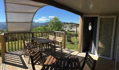 Mobil-home Premium +*CLIM* "Patio" 37m² - 2 bedrooms-2 TV / 2 bathrooms / Dishwasher ++ Private garden