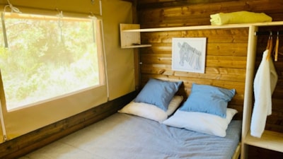 Lodge Confort "Paillotte" 35m² - 2 bedrooms + private facilities - covered terrace