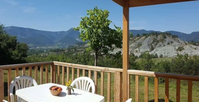 Mobil-home Confort + *CLIM* "Poppy's" 22m² - 2 bedrooms - covered terrace