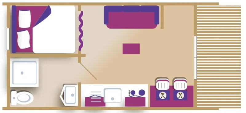 Cabane Insolite "Pod" 15M² Clim - Terrasse + Nespresso