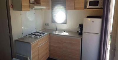 Comfort Mobile-home *CLIM* "Poppy's" 35m² - 3 bedrooms - terrace