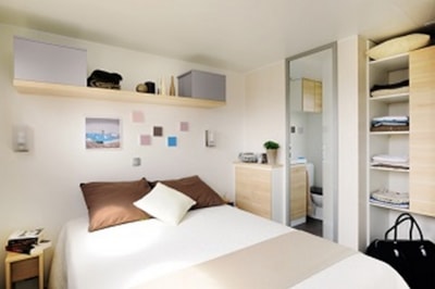 Mobil-home Premium +*CLIM* "Patio" 37m² - 2 bedrooms-2 TV / 2 bathrooms / Dishwasher ++ Private garden