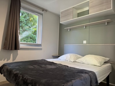Mobil-home Premium +*CLIM* "EVO" 29m² - 2 bedrooms - LV - Combined oven - Shaded terrace