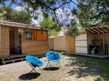 Mietunterkunft - Mobilheim  Standard "Tithome" 30M² - 2 Schlafzimmer - Mit Privater Sanitäranlage - Flower Camping Les Hauts de Rosans