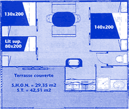 Mietunterkunft - Cottage 30M² - image n°2 - Camping Le Roubreau
