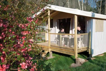 Mietunterkunft - Zelt Sahari 19M² - Camping Le Roubreau