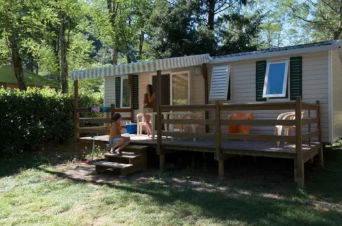 Huuraccommodatie(s) - Azur 24M² - image n°2 - Camping Le Roubreau