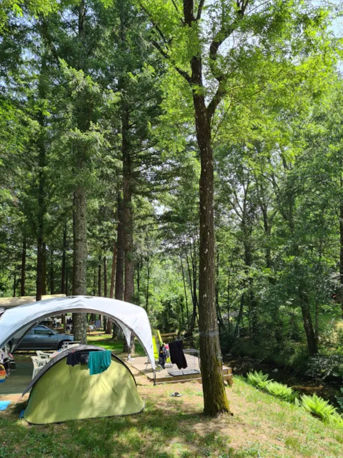 Stellplatz - Stellplatz + Auto - image n°5 - Camping Le Roubreau