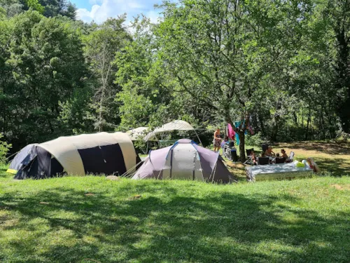 Stellplatz - Stellplatz + Auto - image n°4 - Camping Le Roubreau