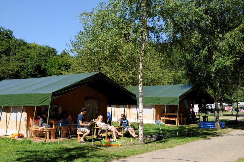 Accommodation - L-Safari Tent - Without Toilet Blocks - Camping Kautenbach