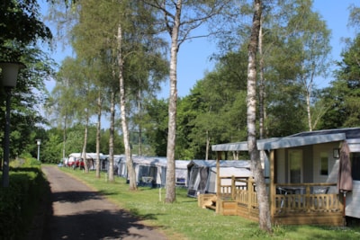Pitch caravan, incl 2 persons