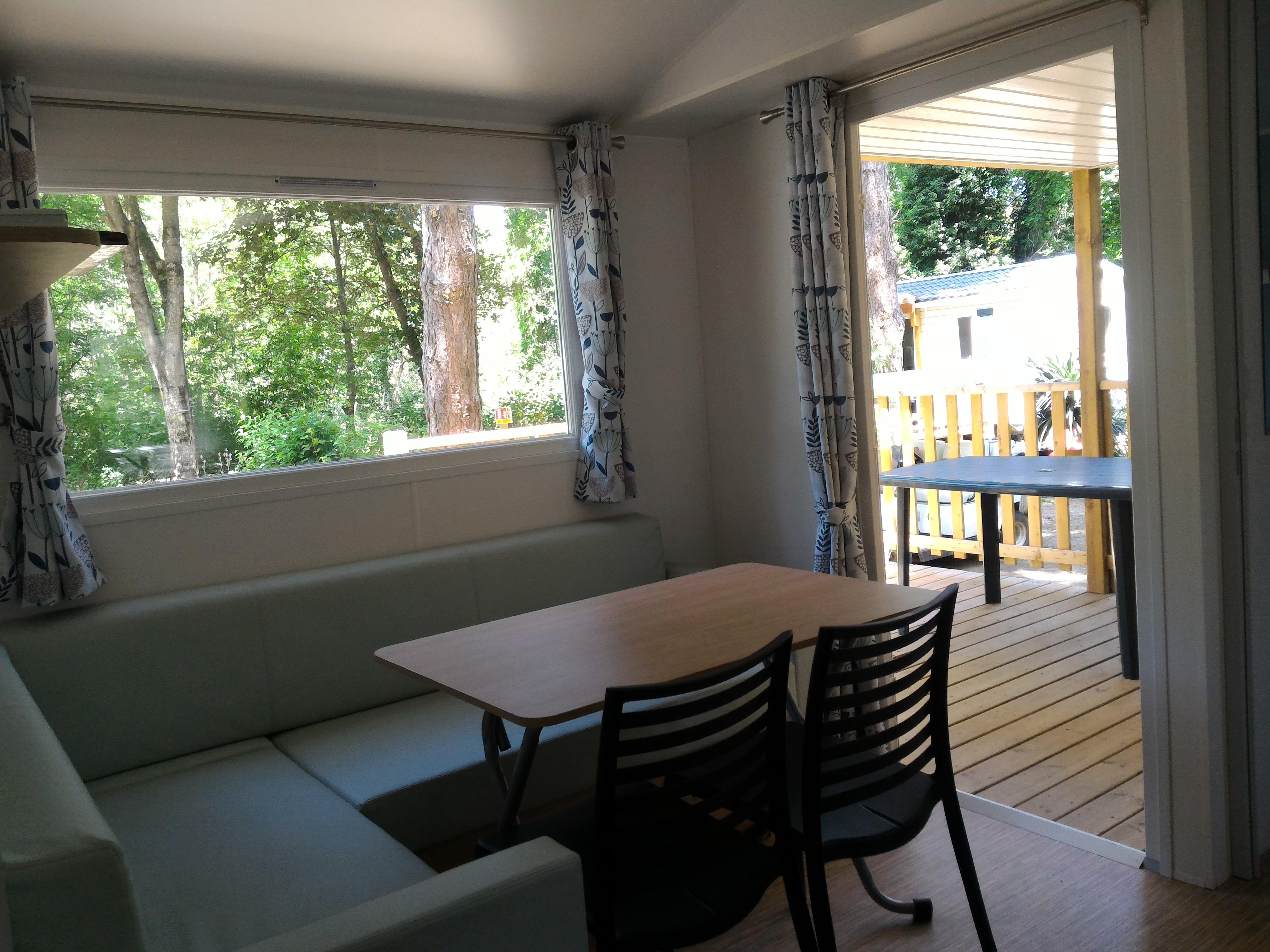 Accommodation - Mobile Home 2 Bedrooms Air Conditionning - Camping Les Sables