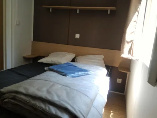 Mietunterkunft - Mobilheim 3 Zimmer Klimaangle - image n°5 - Camping Les Sables