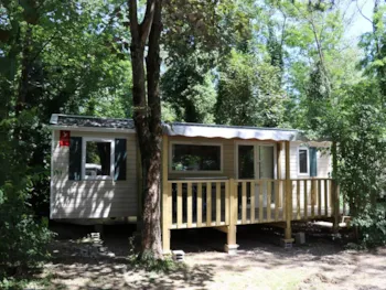 Mietunterkunft - Mobilheim 3 Zimmer Klimaangle - Camping Les Sables