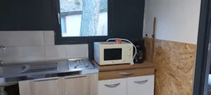 Locatif - Cabanon without toilet blocks 1 bedroom - Camping Les Sables
