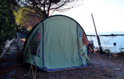 Pitch big tent — 2