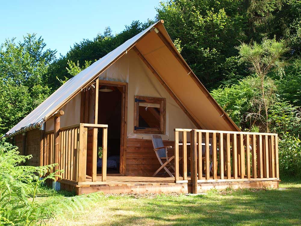 Mietunterkunft - Tente Amazone 2/4 Personnes - Camping La douce Ardèche
