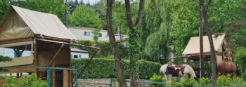 Mietunterkunft - Biwakzelt - Camping La douce Ardèche