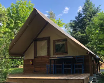 Mietunterkunft - Amazon-Zelt - Camping La douce Ardèche