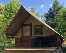 Accommodation - Amazon Tent - Camping La douce Ardèche