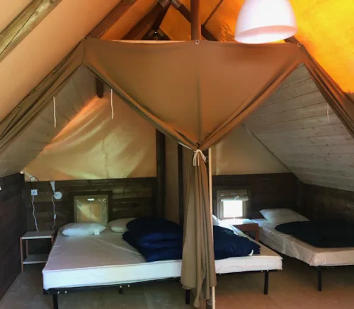 Location - Tente Amazone 2/4 Personnes - image n°2 - Camping La douce Ardèche