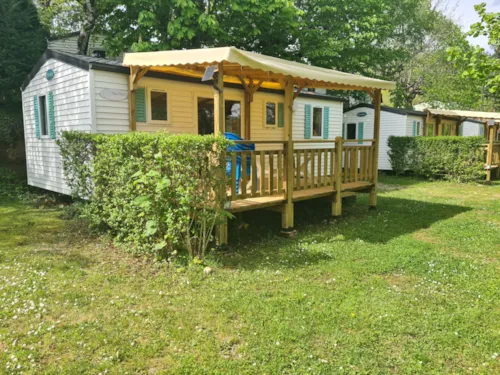 Huuraccommodatie(s) - Stacaravan - image n°1 - Camping La douce Ardèche