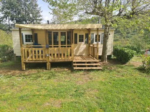 Huuraccommodatie(s) - Stacaravan - image n°2 - Camping La douce Ardèche