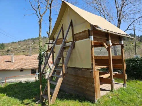 Mietunterkunft - Biwakzelt - image n°2 - Camping La douce Ardèche