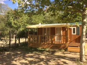 Locatif - Mobilhome 24m² - 2 chambres - CAMPING L'ALBANOU