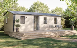 Locatif - STACARAVAN 34M2 3 KAMERS - Camping Les Rives de l'Ardèche