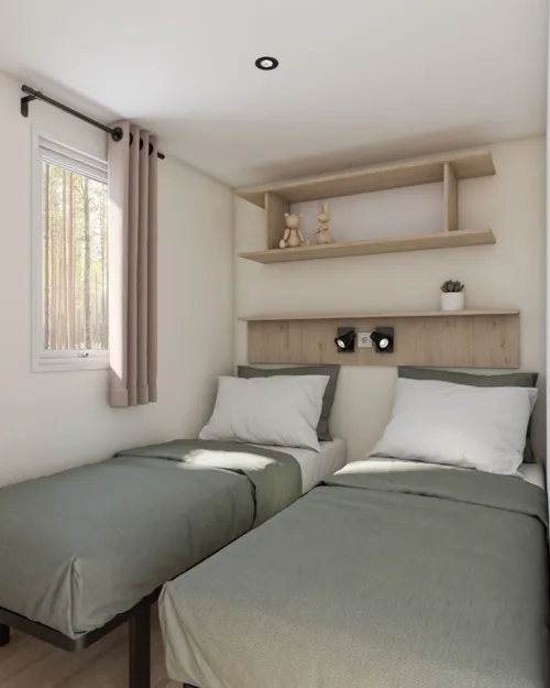 Accommodation - Mobil Home 34M2 3 Bedrooms - image n°4 - Camping Les Rives de l'Ardèche