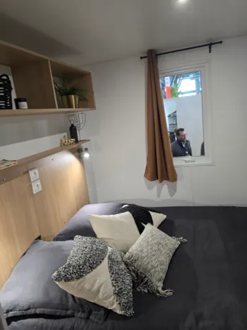 Mietunterkunft - Nest 35,2 Mobil Home 35M2 / 3 Chambres /Modele 2026 / 6/7 Personnes - Camping Les Rives de l'Ardèche