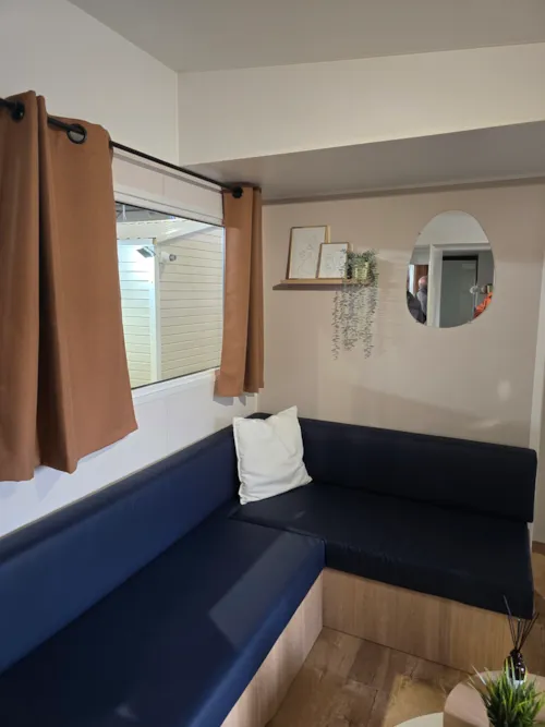 Huuraccommodatie(s) - Nest 35,2 Mobil Home 35M2 / 3 Chambres /Modele 2026 / 6/7 Personnes - image n°2 - Camping Les Rives de l'Ardèche