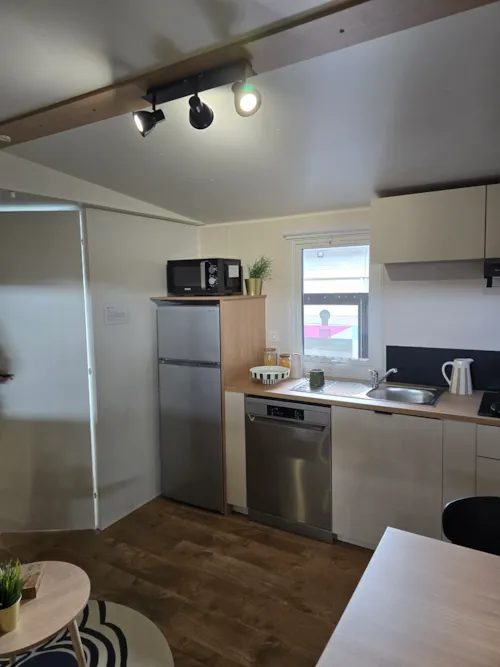 Huuraccommodatie(s) - Nest 35,2 Mobil Home 35M2 / 3 Chambres /Modele 2026 / 6/7 Personnes - image n°3 - Camping Les Rives de l'Ardèche